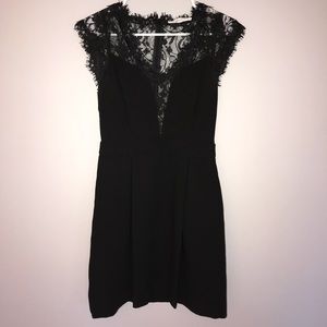 Black lace dress